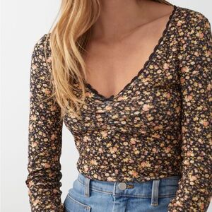 & OTHER STORIES Pointelle Lace Top